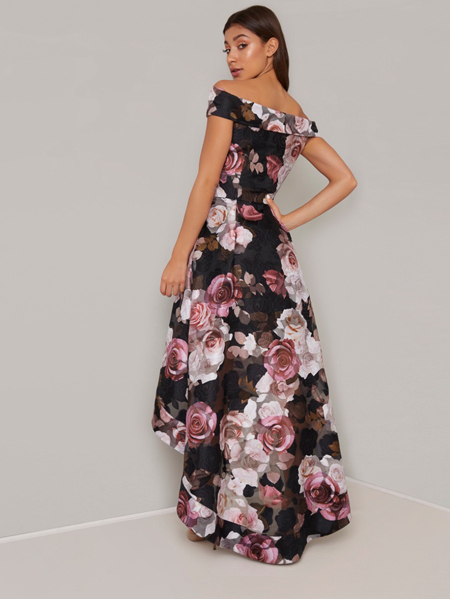 پیراهن مجلسی گلدوزی طلایی - تصویر 2