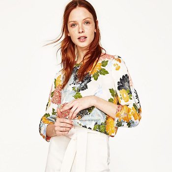 پیراهن گل دار زنانه