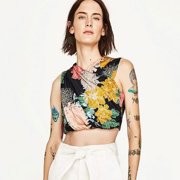 پیراهن حریر دوز